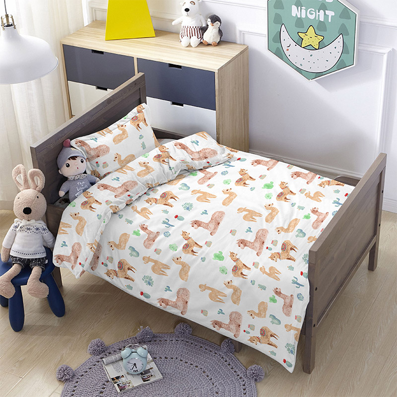 002-Soft Kids bedding Sheets Set 