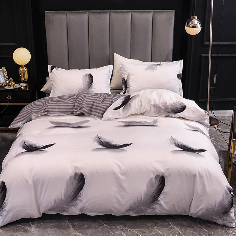 006-Breathable Printed bed sheets set 