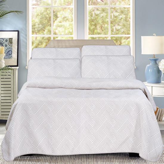 cxmicrotex  Solid Basket Weave Bedsppread Quilted Bedding Set