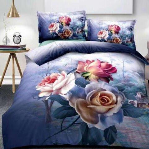 3D Effect Printed Duvet Cover And Pillowcases Set China Bedlinen Manufacture